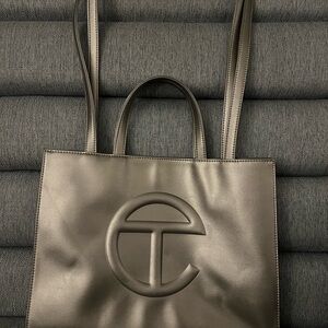 Telfar Bronze Medium Shopping Bag